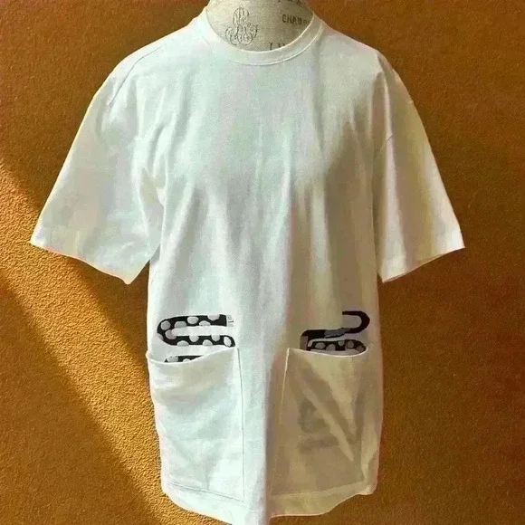 Customellow X HyangMok Baik Short Sleeve Snake Shirt Small New Without Tags! - Picture 8 of 12